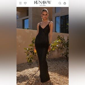 Runaway the Label - Black Maxi Dress